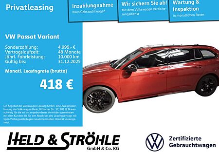 VW Passat Variant Volkswagen R-Line 2.0 TSI DSG 4M AHK STANDHZ
