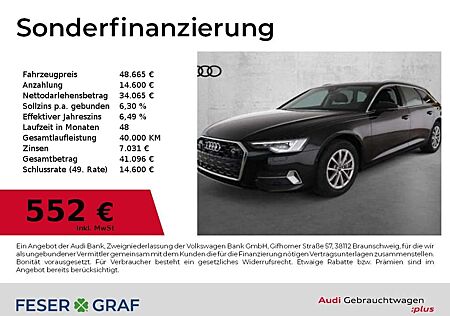 Audi A6 Avant 45 TFSI Matrix/Leder/ACC/AHK/Sitzbel/18 Zoll