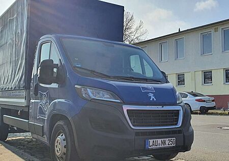 Peugeot Boxer 435 L4 BlueHDi 160 Pritsche mit Plane