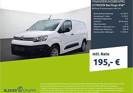 Citroën Berlingo Citroen Kasten Club XL/L2