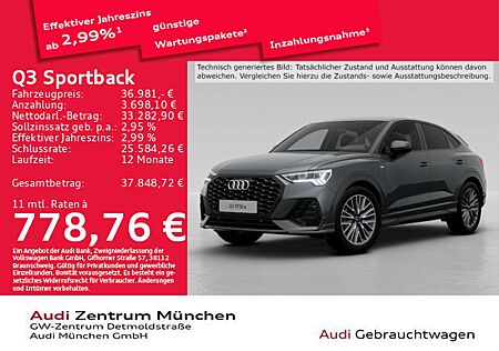 Audi Q3 45 TFSI e S tronic S line SONOS/Nav