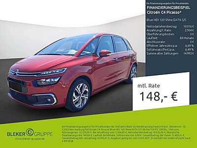 Citroen C4 Picasso Blue HDI 120 Shine EAT6 S/S