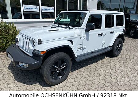 Jeep Wrangler 2.2 D. Sahara / Leder, Sky-One