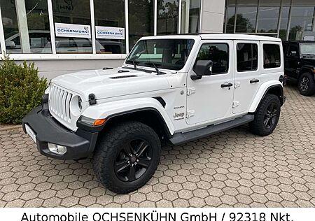 Jeep Wrangler 2.2 D. Sahara / Leder, Sky-One