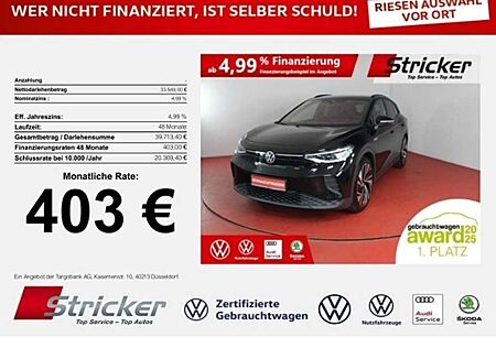 VW ID.4 Volkswagen Pro Performance 150/77 403,-ohne Anzahlung Travel