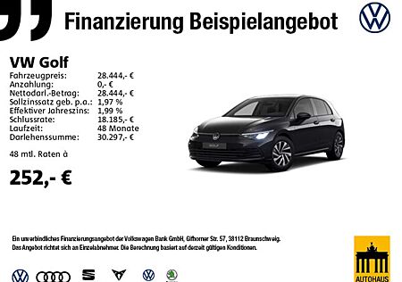VW Golf Volkswagen VIII 1.5 eTSI Life DSG*StdHz*ACC*R-CAM*NAV*