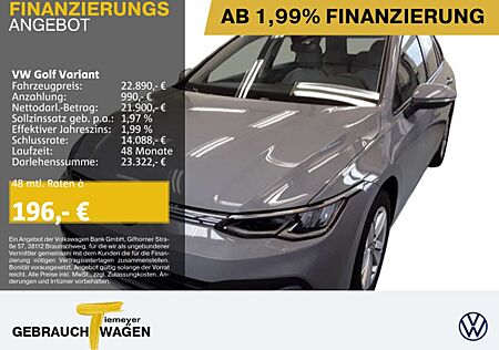 VW Golf Variant Volkswagen 1.0 TSI LIFE LED NAVI STDHZG LM16