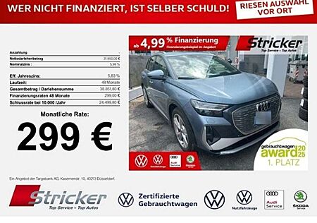 Audi Q4 e-tron S-Line 150/77 299,-ohne Anzahlung Matrix Leder Ka