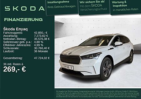 Skoda Enyaq 85 ACC AHK LED MEMORY NAVI PDC R-KAM SHZ