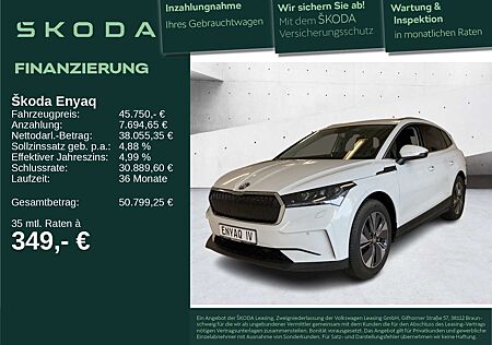 Skoda Enyaq 85 ACC AHK LED MEMORY NAVI PDC R-KAM SHZ