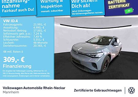 VW ID.4 Volkswagen Pure Automatik Navi LED Einparkhilfe uvm