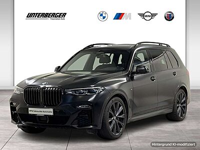 BMW X7 M 50i Matt B&W Standhzg AHK Massage TV