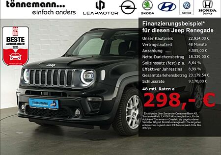 Jeep Renegade LIMITED MHEV DCT+LED+NAVI+RÜCKFAHRKAMERA+SCHIEBEDA