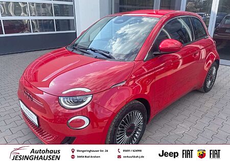 Fiat 500 Red+LED+CarPlay