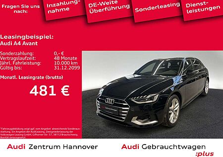 Audi A4 advanced 35 TFSI S line Int. Pano