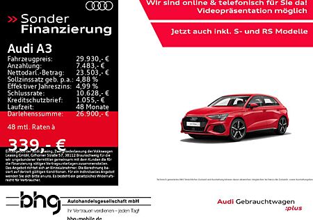 Audi A3 40 TFSIe Sportback S tronic S line