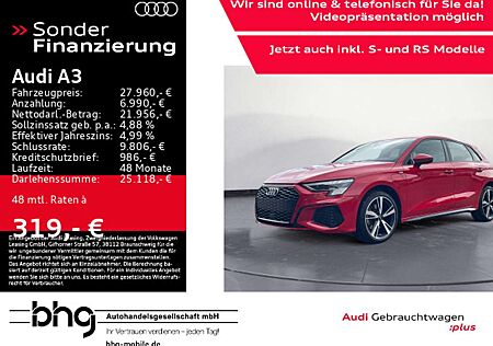 Audi A3 40 TFSIe Sportback S tronic S line