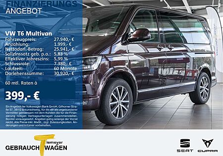 VW T6 Multivan Volkswagen TDI DSG HIGHLINE LED NAVI ST.HEIZ