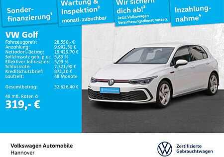 VW Golf GTI Volkswagen Golf VIII 2.0 TSI DSG GTI Navi LED ACC DigCockpi