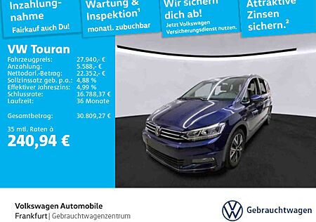 VW Touran Volkswagen 2.0 TDI DSG Highline Navi LED ACC LaneAss