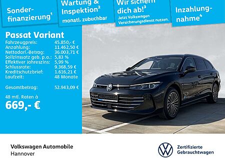 VW Passat Variant Volkswagen Elegance 1.5 TSI DSG eHybrid AHK