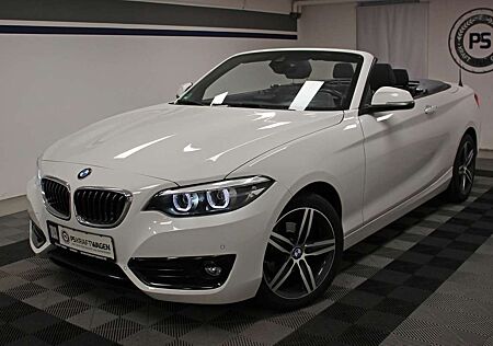 BMW 218 i Cabrio Sport Line Aut. TEMP PDC V+H NAVI