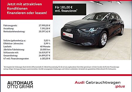 Audi A3 Sportback 30 TFSI basis KLIMA NAVI ALU