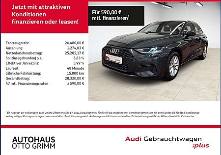 Audi A3 Sportback 30 TFSI basis KLIMA NAVI ALU