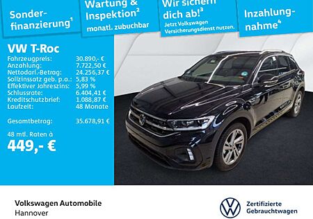VW T-Roc gebraucht kaufen VW T-Roc Volkswagen 1.5 TSI DSG R-Line Navi AHK Kamera ACC LED