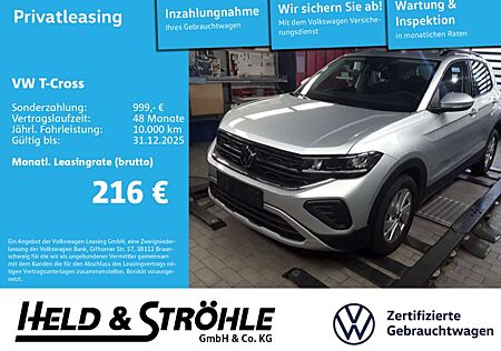VW T-Cross Volkswagen Life 1.0 TSI LED NAV PDC SHZ APP DAB+