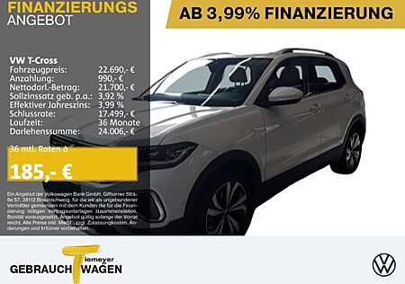 VW T-Cross Volkswagen 1.0 TSI STYLE IQ.LIGHT NAVI KAMERA LM17