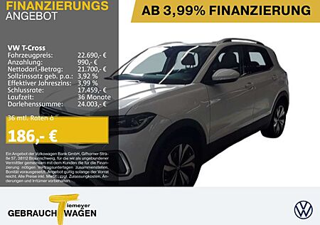 VW T-Cross Volkswagen 1.0 TSI STYLE IQ.LIGHT NAVI KAMERA LM17