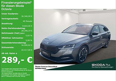 Skoda Octavia Combi Sportline 150 PS DSG PANO Infotainment-Paket