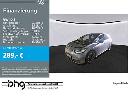 VW ID.3 Volkswagen Performance Upgrade Style *NAVI*MATRIX*VERK