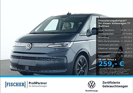 VW T7 Multivan Volkswagen Style TDI lang LÜ Matrix AHK Navi HUD Easy Open