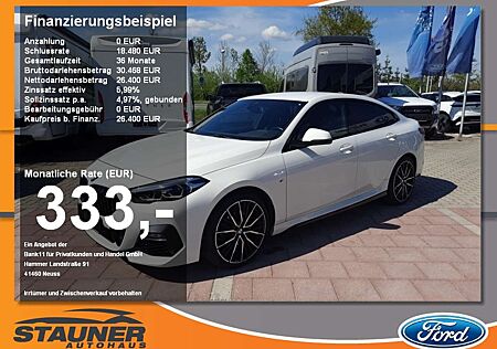 BMW 218 i Gran Coupe M-Sport Navi AHK SHZ LED