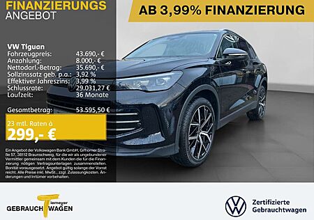 VW Tiguan Volkswagen eHybrid ELEGANCE LM20 LED+ KAMERA KEYLESS