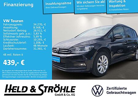 VW Touran Volkswagen Comfortline 2.0 TDI PANO 7S STANDHZG 17"
