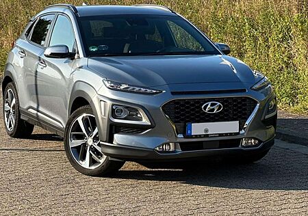 Hyundai Kona +Style Farbapplikation Lime / Teilleder