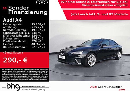 Audi A4 40 TDI quattro S tronic S line #AHK #Navi #LE