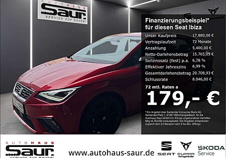 Seat Ibiza FR Pro Black Edition 1.0 TSI PDC SHZ NAVI RÜCKFAHR