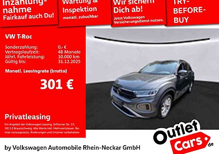 VW T-Roc gebraucht kaufen VW T-Roc Volkswagen 1.5 TSI Life DSG Navi AHK Kamerauvm