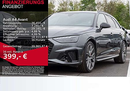 Audi A4 gebraucht kaufen Audi A4 40 TFSI Q 2x S LINE MATRIX KAMERA VIRTU