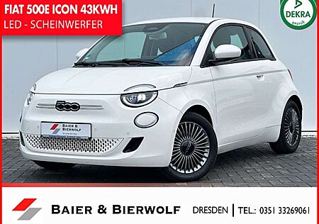 Fiat 500E Icon RFK PDC CARPLAY SHZ 42KWH KEYLESS