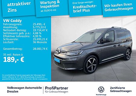 VW Caddy Volkswagen Style 1,5 TSI DSG LED STH AHZV APP AGR