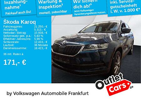 Skoda Karoq Clever 2,0 TDI DSG Navi Sitzheizung Leicht