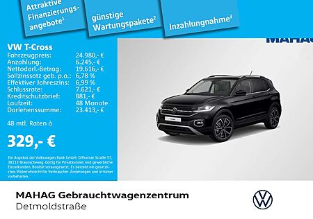 VW T-Cross Volkswagen 1.5 TSI STYLE AHK Navi LED DSG