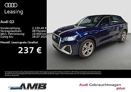 Audi Q2 S line 40 TFSI qu. Leder/Pano/SONOS/10.29Gara