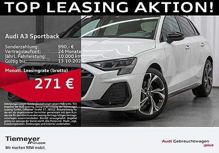 Audi A3 30 TFSI 2x S LINE LM18 SONOS KAMERA
