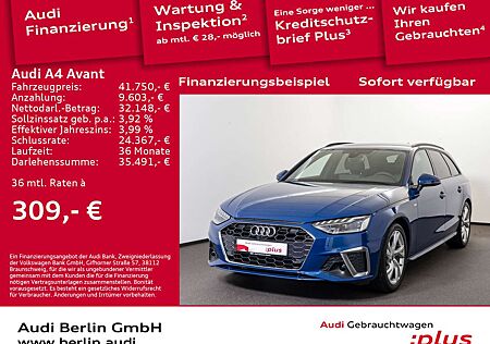 Audi A4 S line 35 TFSI S tr. NAVI 360°K LED